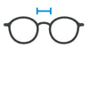 <p><strong>Bridge width: </strong>The distance between the lenses</p>